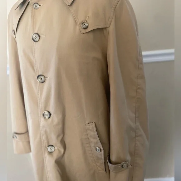 Christian Dior Monsieur Tan Trench Coat- Size Medium/40R